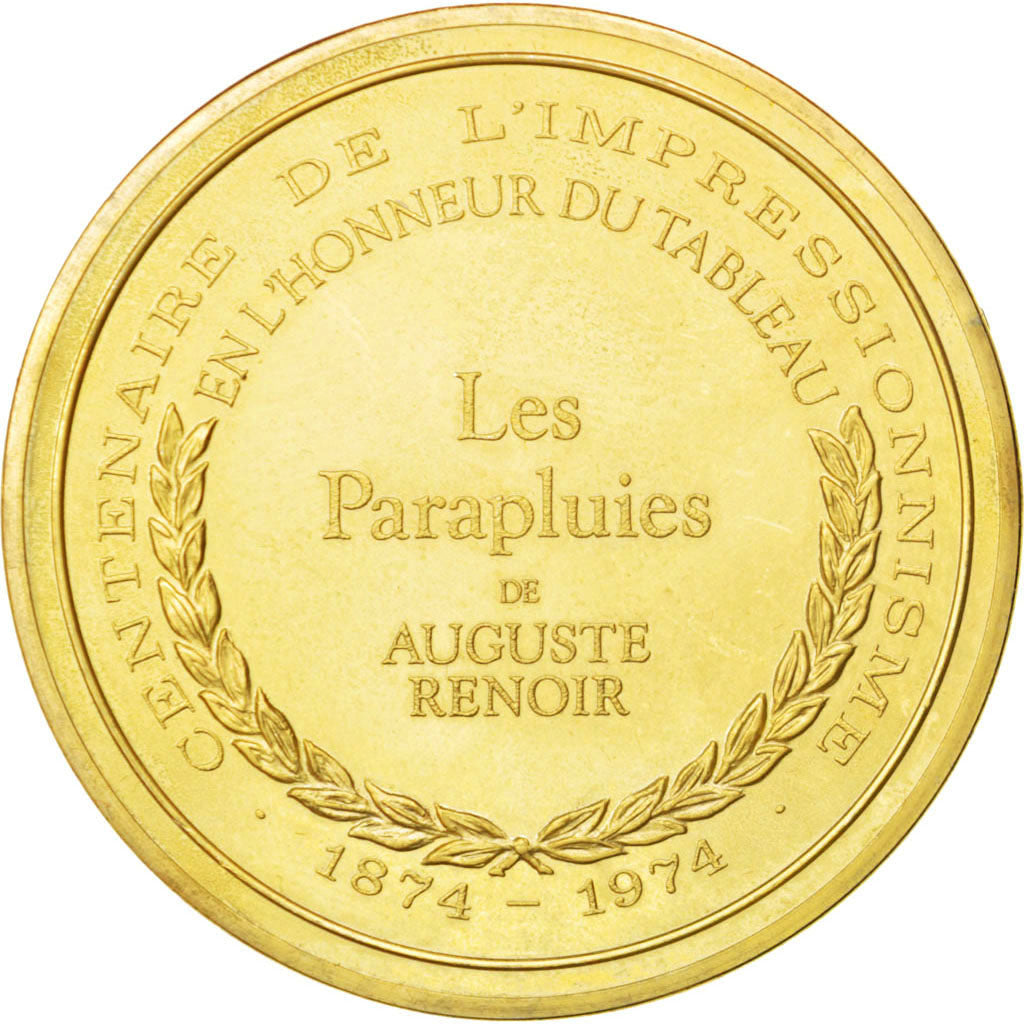 Frankrijk, Medal, French Fifth Republic, Arts & Culture, PR, Vermeil
