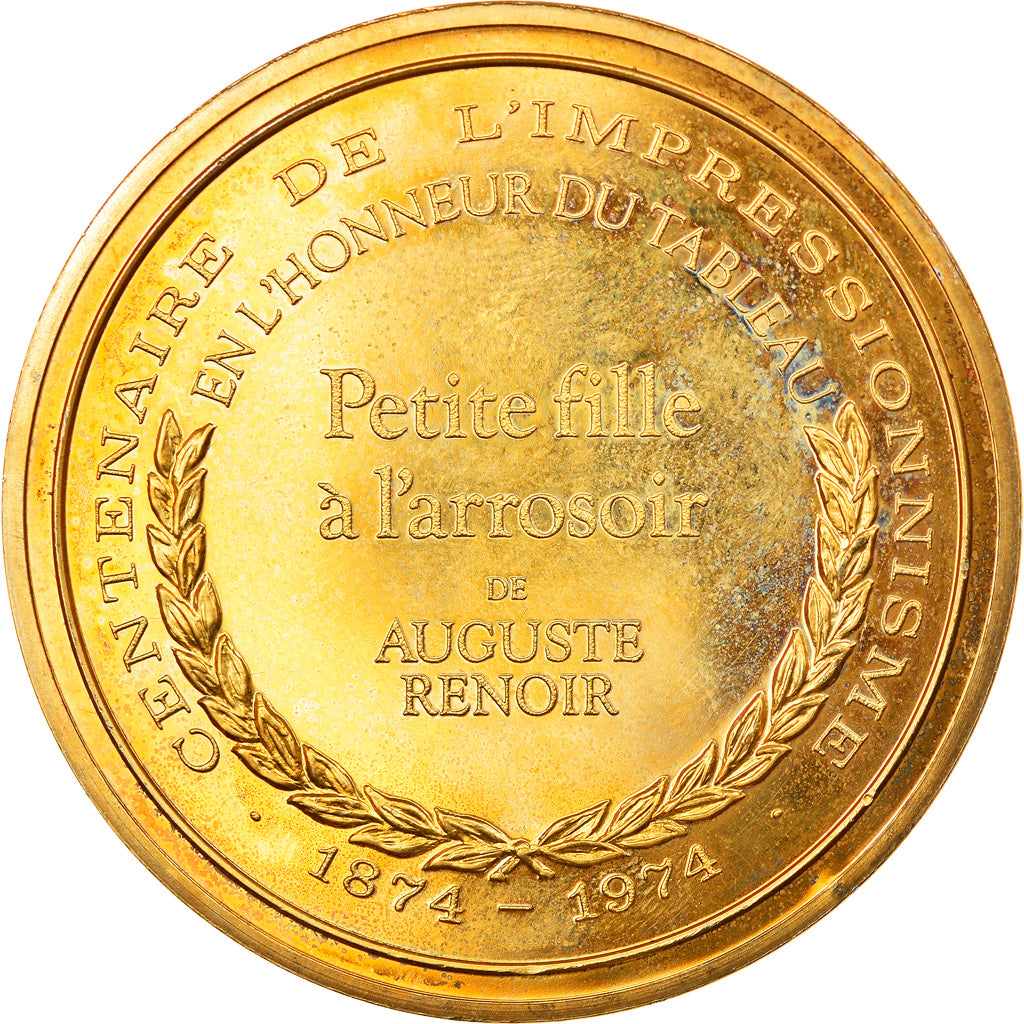 Frankrijk, Medal, French Fifth Republic, Arts & Culture, PR, Vermeil