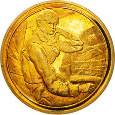 France, Medal, French Fourth Republic, Arts & Culture, AU(55-58), Vermeil