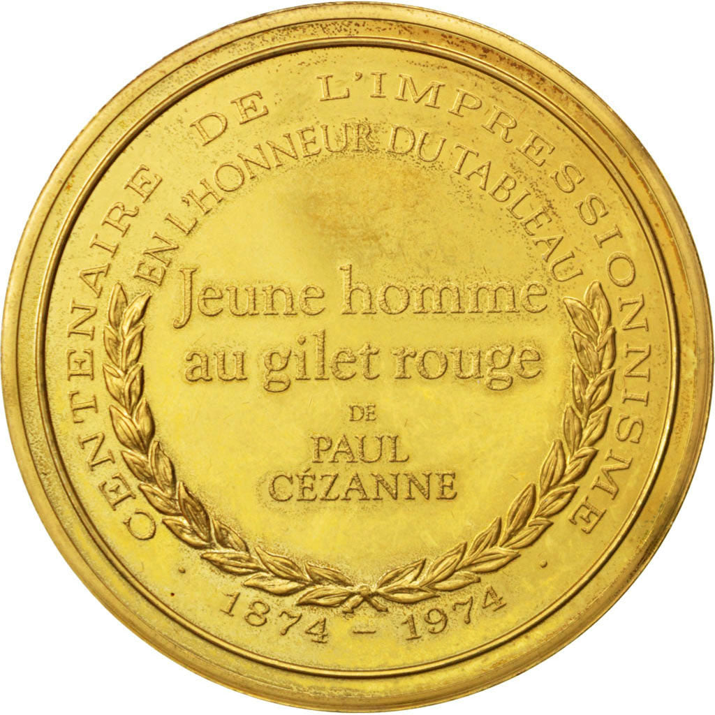 France, Medal, French Fourth Republic, Arts & Culture, AU(55-58), Vermeil