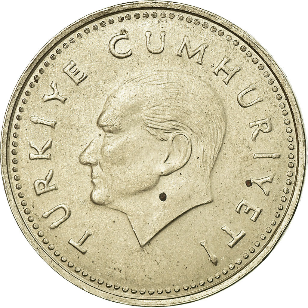 Munten, Turkije, 2500 Lira, 1992, ZF, Nickel-Bronze, KM:1015