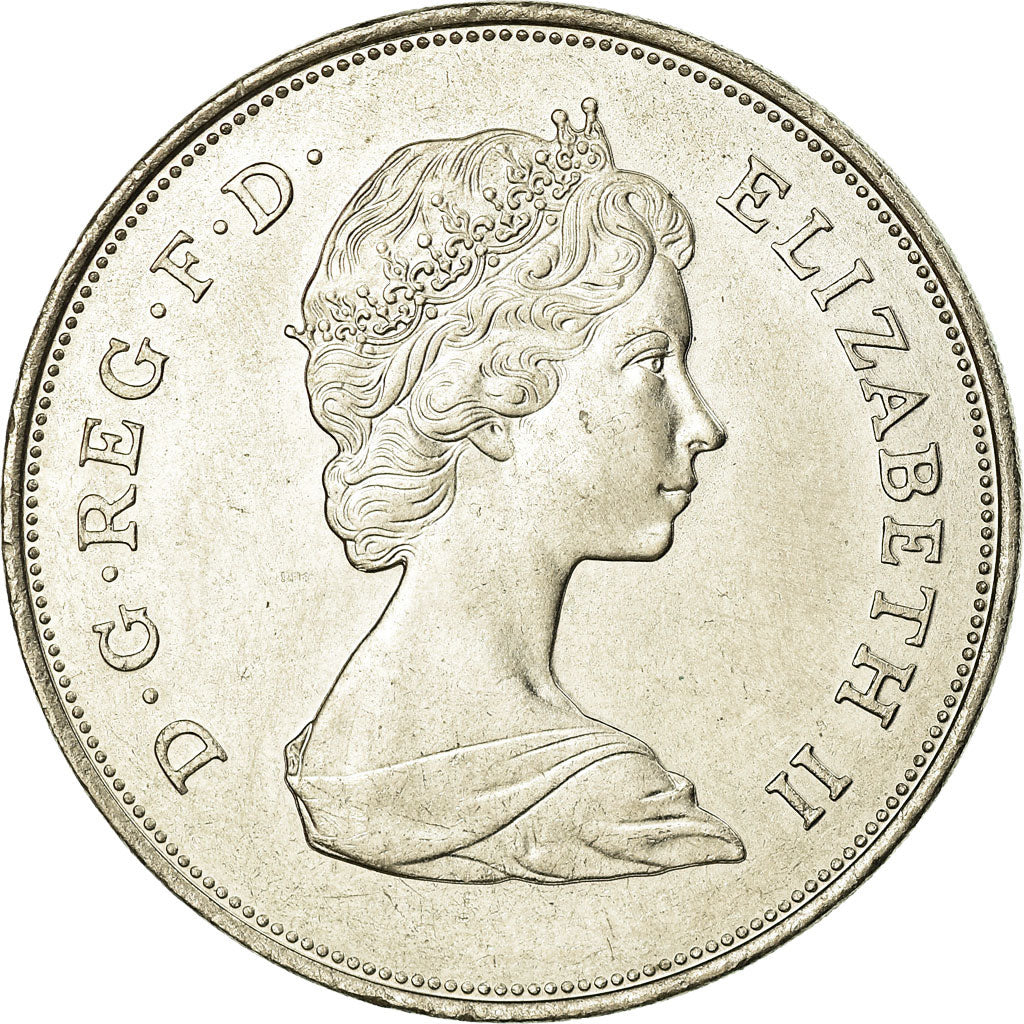 Coin, Great Britain, Elizabeth II, 25 New Pence, 1980, EF(40-45), Copper-nickel