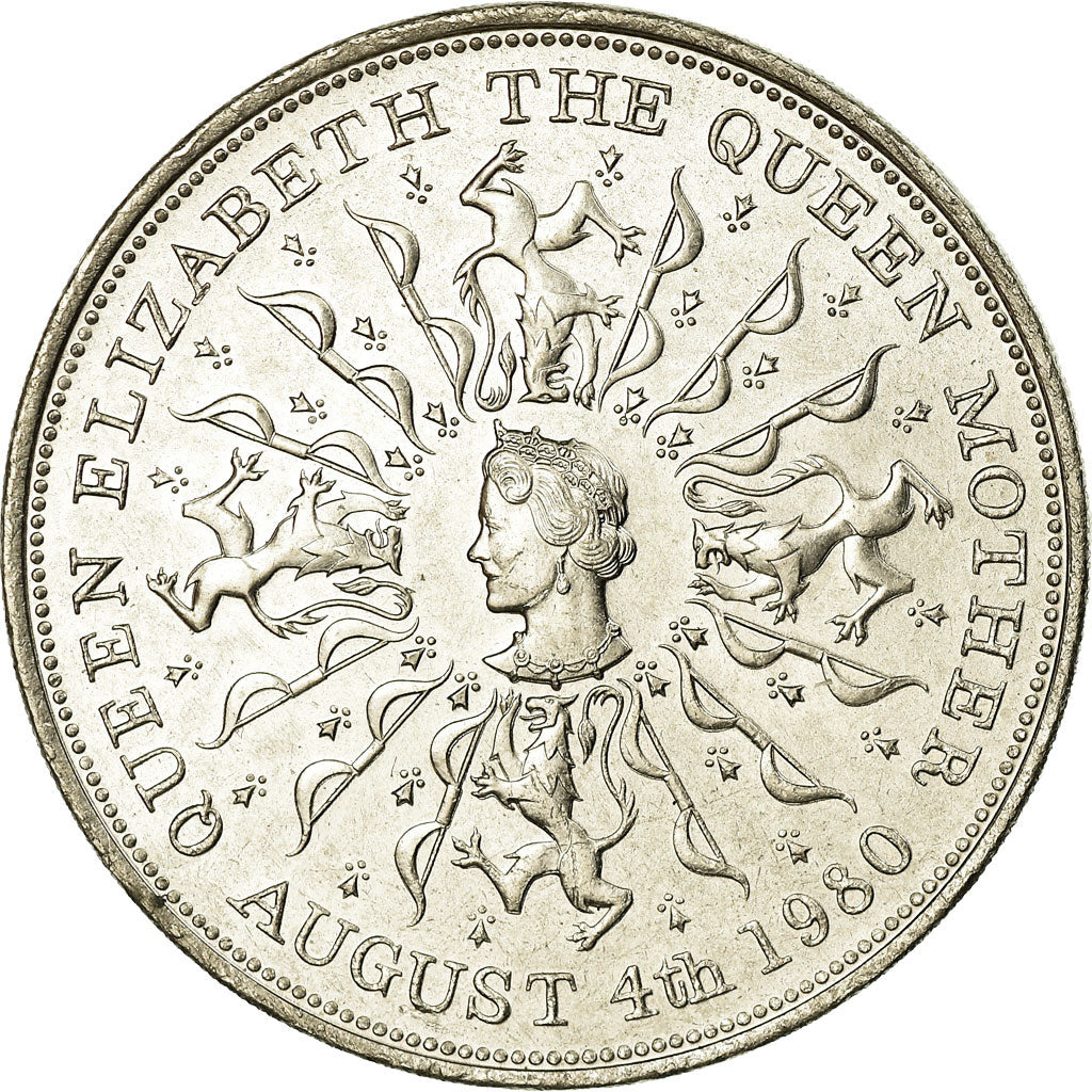 Coin, Great Britain, Elizabeth II, 25 New Pence, 1980, EF(40-45), Copper-nickel