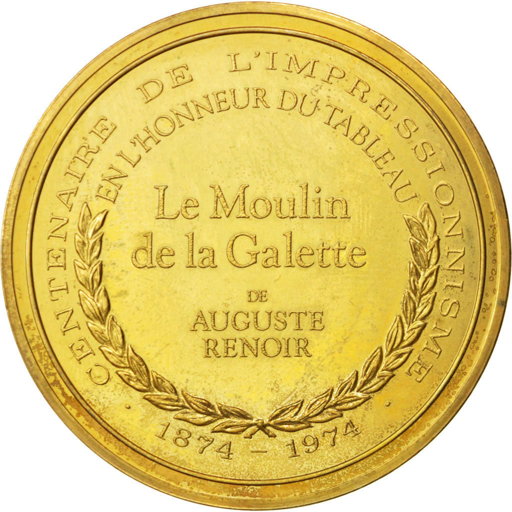 France, Medal, French Fourth Republic, Arts & Culture, AU(55-58), Vermeil