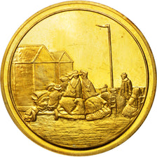 Frankrijk, Medal, French Fifth Republic, Arts & Culture, PR, Vermeil