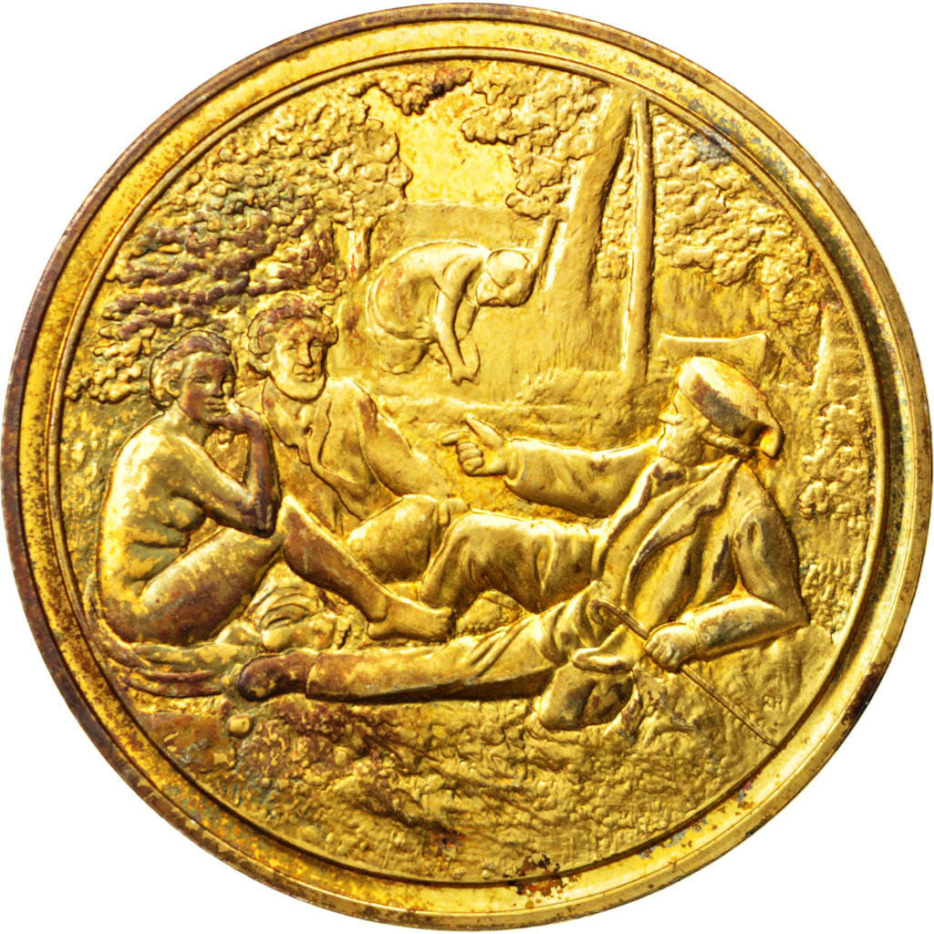 Frankrijk, Medal, French Fifth Republic, Arts & Culture, PR, Vermeil