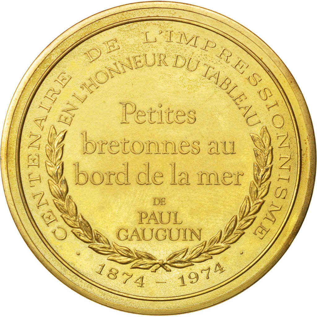 France, Medal, French Fourth Republic, Arts & Culture, AU(55-58), Vermeil