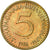 Münze, Jugoslawien, 5 Dinara, 1986, SS, Nickel-brass, KM:88