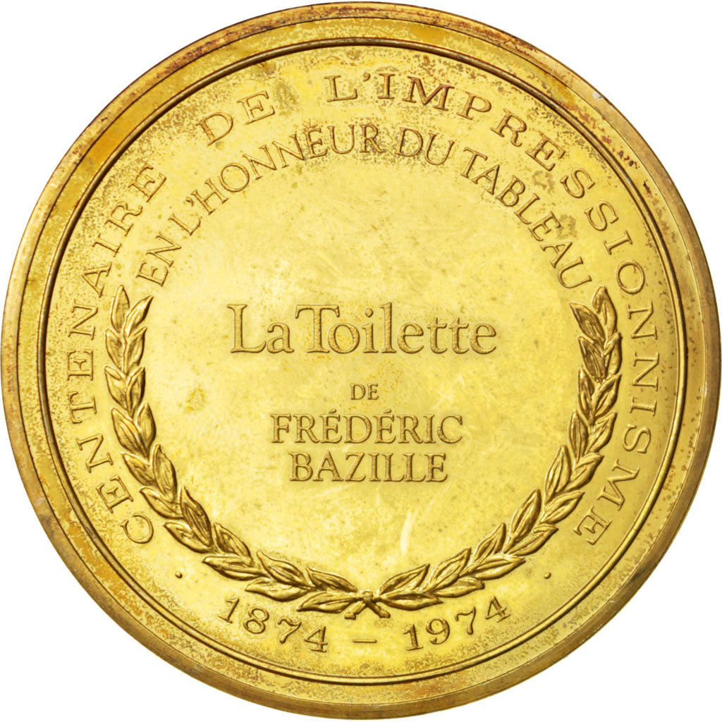 Frankrijk, Medal, French Fifth Republic, Arts & Culture, PR, Vermeil