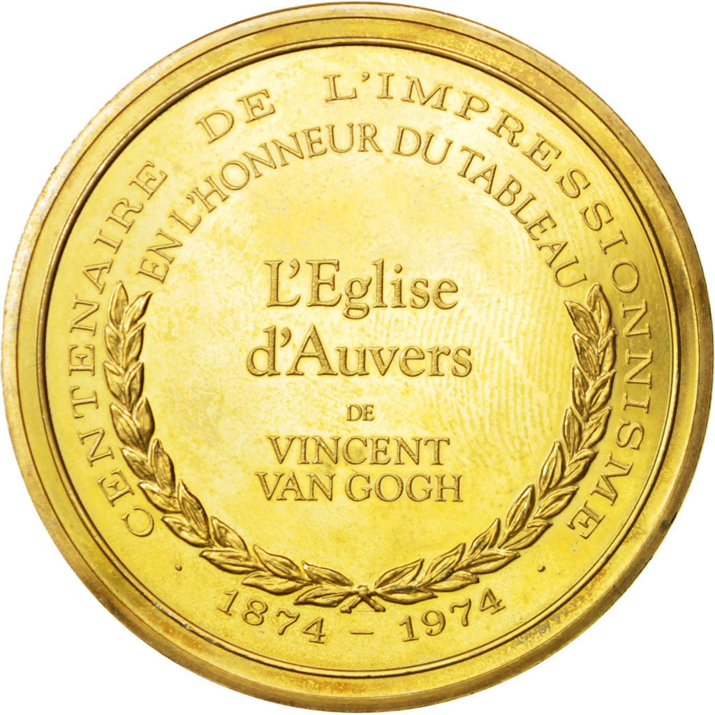 Francja, Medal, Piąta Republika Francuska, Sztuka i Kultura, AU(55-58), Vermeil