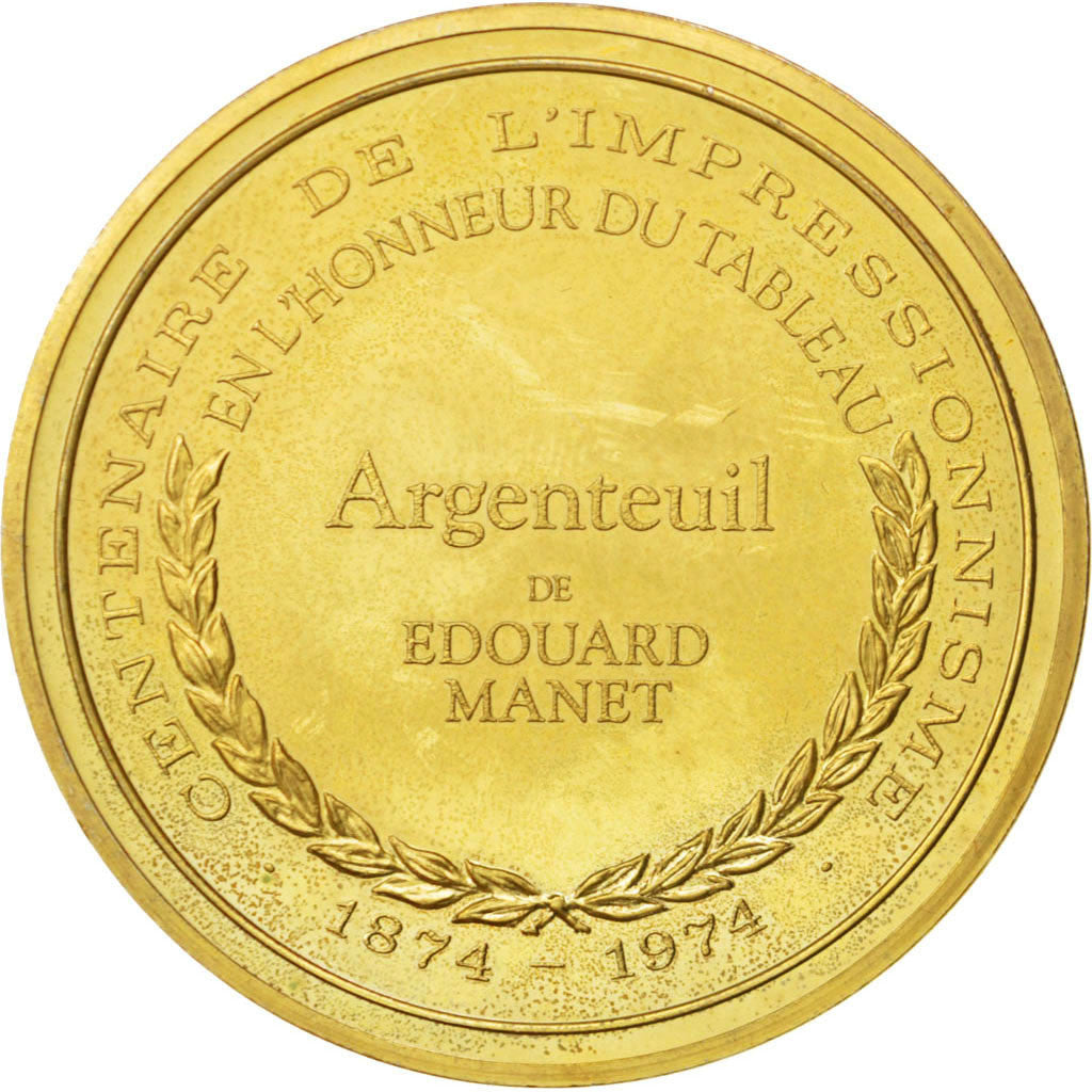 Frankreich, Medal, French Fifth Republic, Arts & Culture, SS, Vermeil