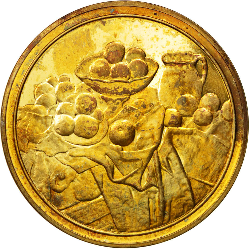 Frankrijk, Medal, French Fifth Republic, Arts & Culture, PR, Vermeil