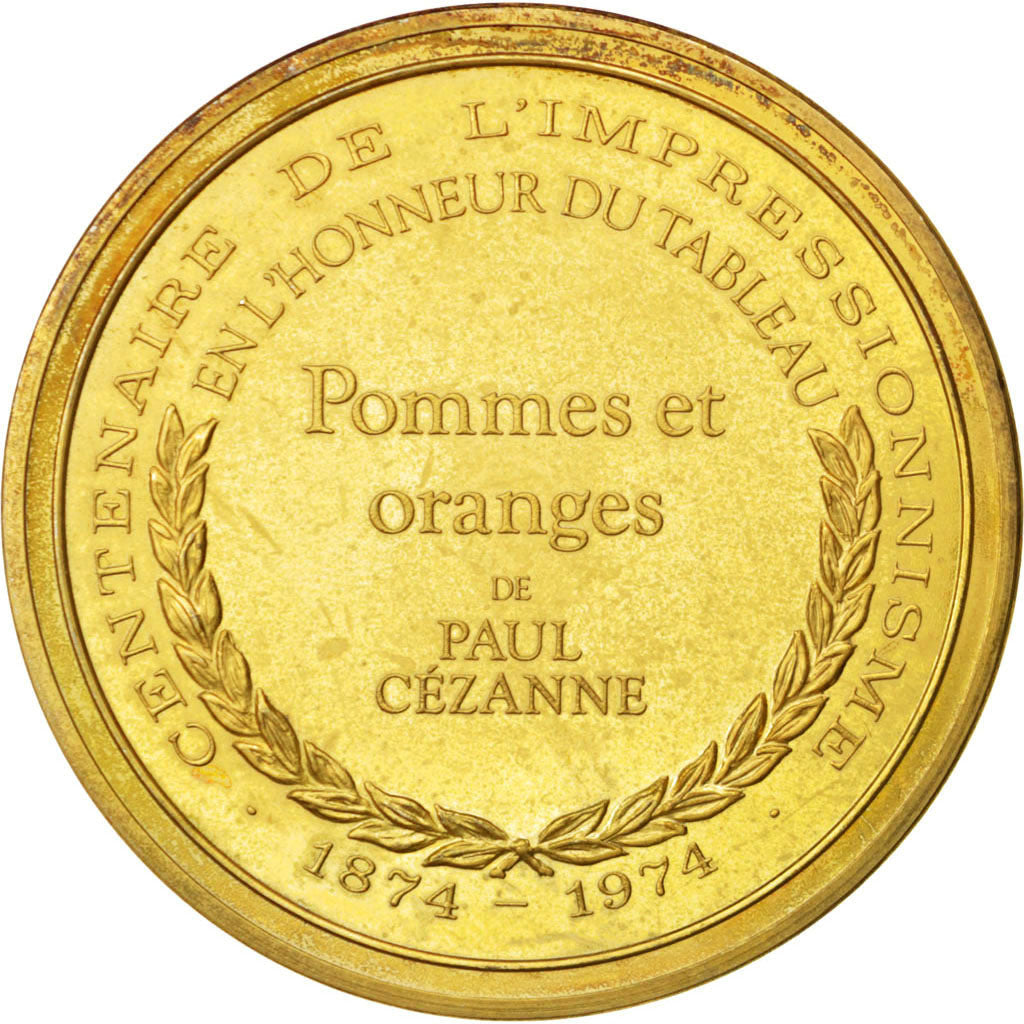 Frankrijk, Medal, French Fifth Republic, Arts & Culture, PR, Vermeil