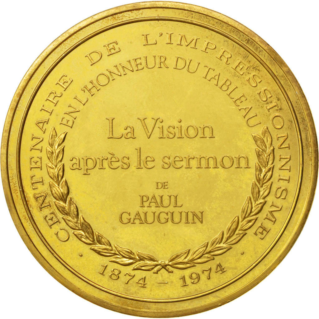Frankrijk, Medal, French Fifth Republic, Arts & Culture, PR, Vermeil