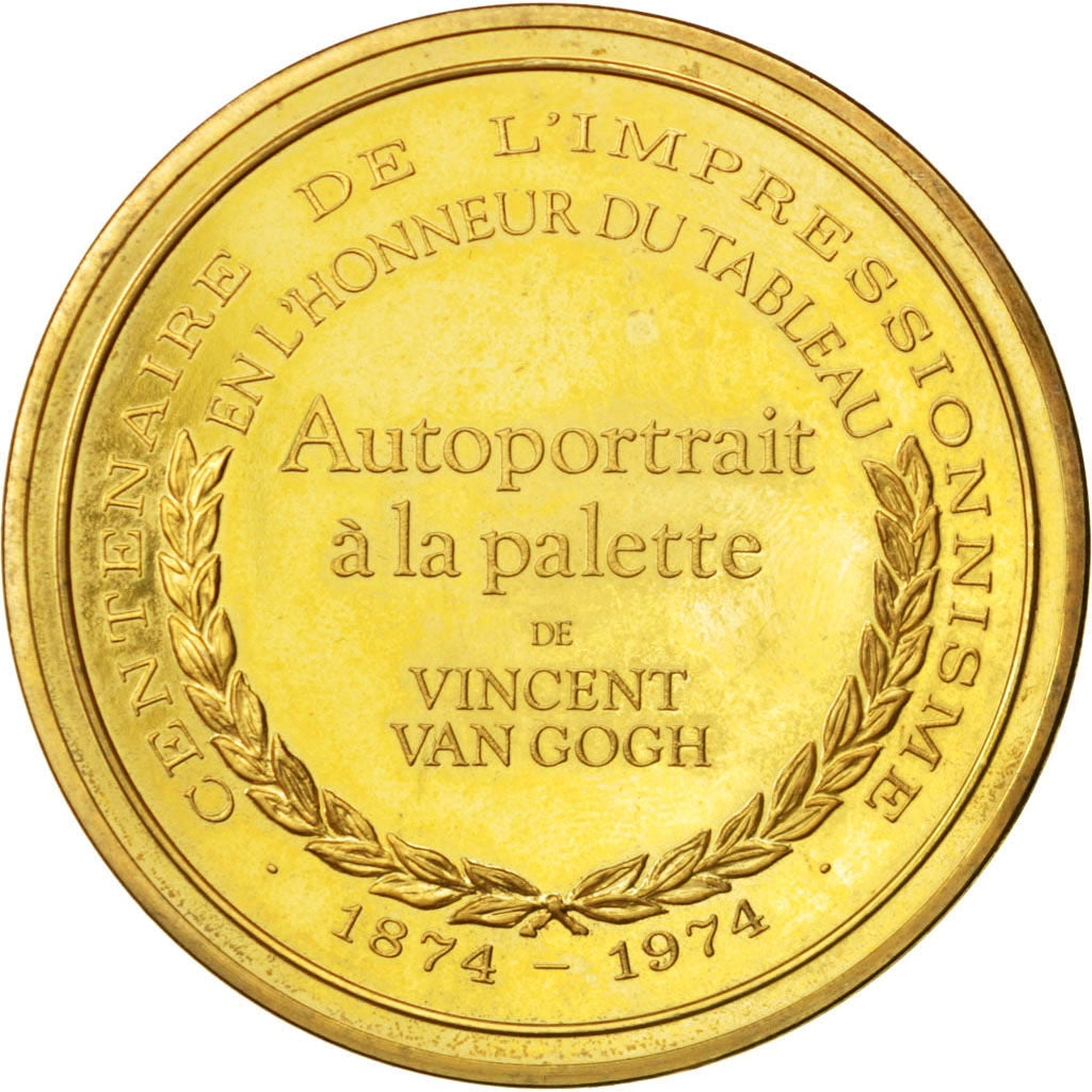 Frankreich, Medal, French Fifth Republic, Arts & Culture, VZ, Vermeil