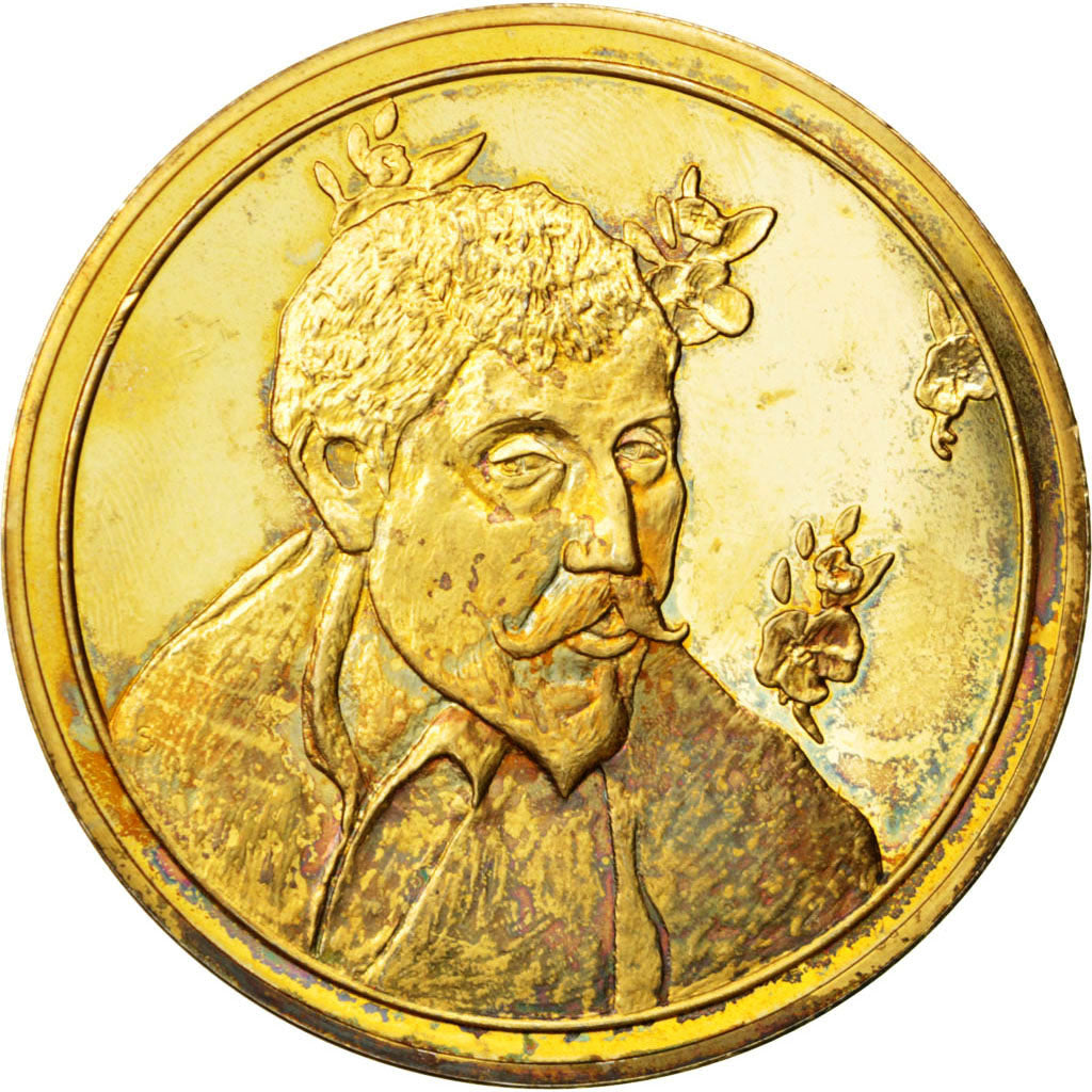 Frankrijk, Medal, French Fifth Republic, Arts & Culture, PR, Vermeil