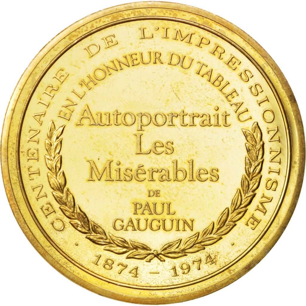 Frankrijk, Medal, French Fifth Republic, Arts & Culture, PR, Vermeil