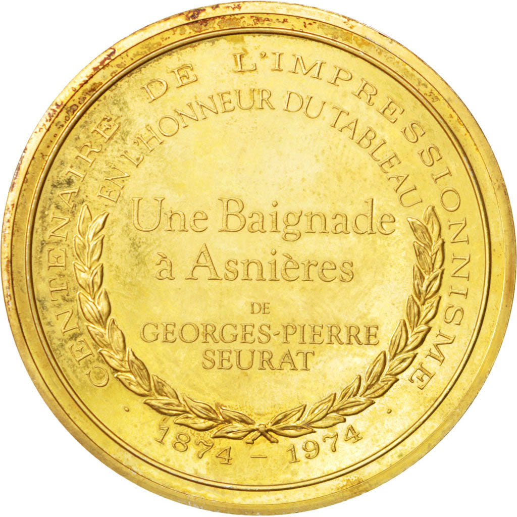 Frankrijk, Medal, French Fifth Republic, Arts & Culture, PR, Vermeil