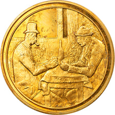 Frankreich, Medal, French Fifth Republic, Arts & Culture, VZ, Vermeil