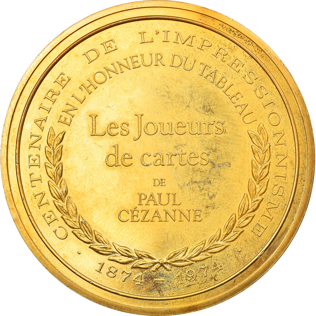 Frankreich, Medal, French Fifth Republic, Arts & Culture, VZ, Vermeil