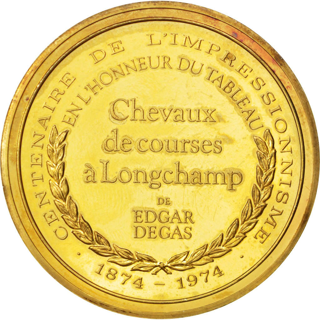 Frankrijk, Medal, French Fifth Republic, Arts & Culture, PR, Vermeil