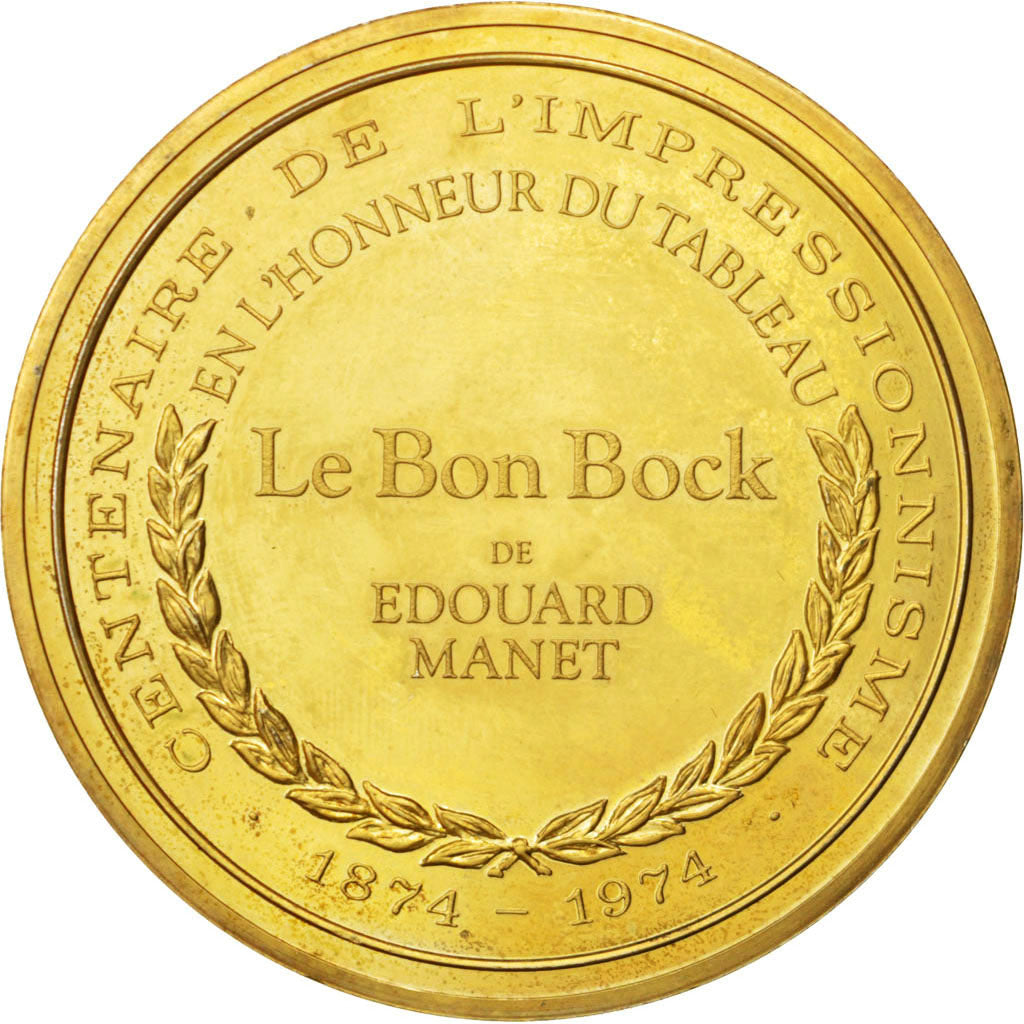 Frankrijk, Medal, French Fifth Republic, Arts & Culture, PR, Vermeil