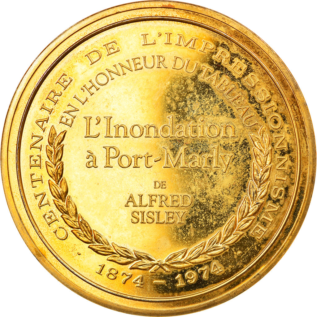 Frankrijk, Medal, French Fifth Republic, Arts & Culture, PR, Vermeil