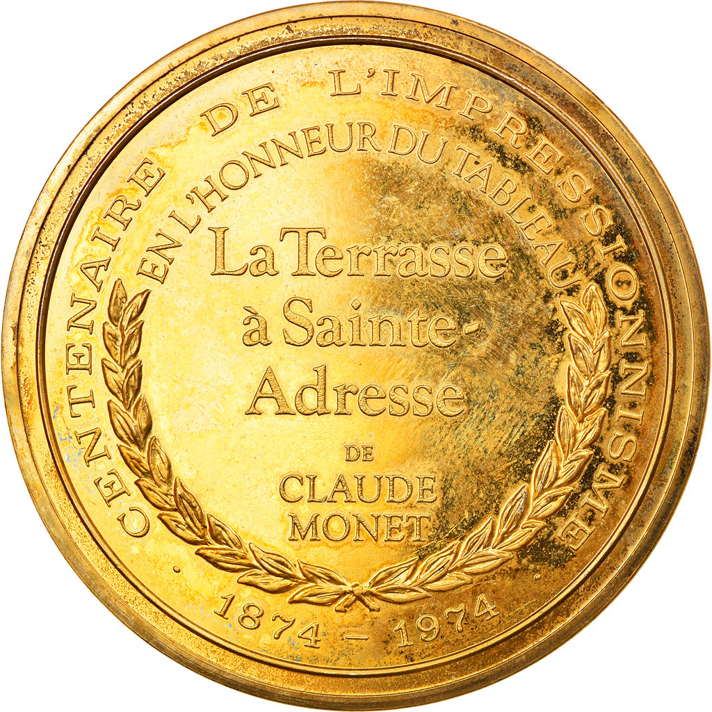 Frankrijk, Medal, French Fifth Republic, Arts & Culture, PR, Vermeil