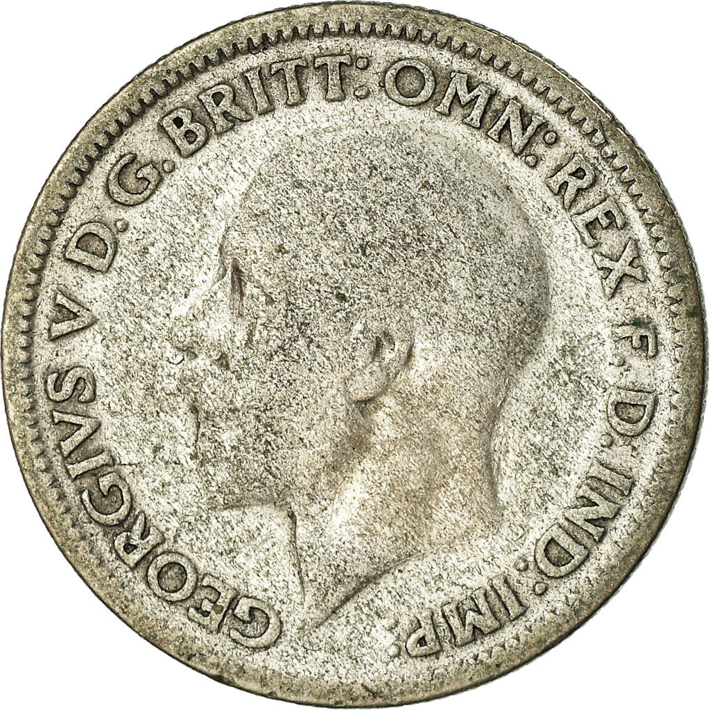 Moeda, Grã-Bretanha, George V, 6 Pence, 1931, VF(30-35), Prata, KM:832