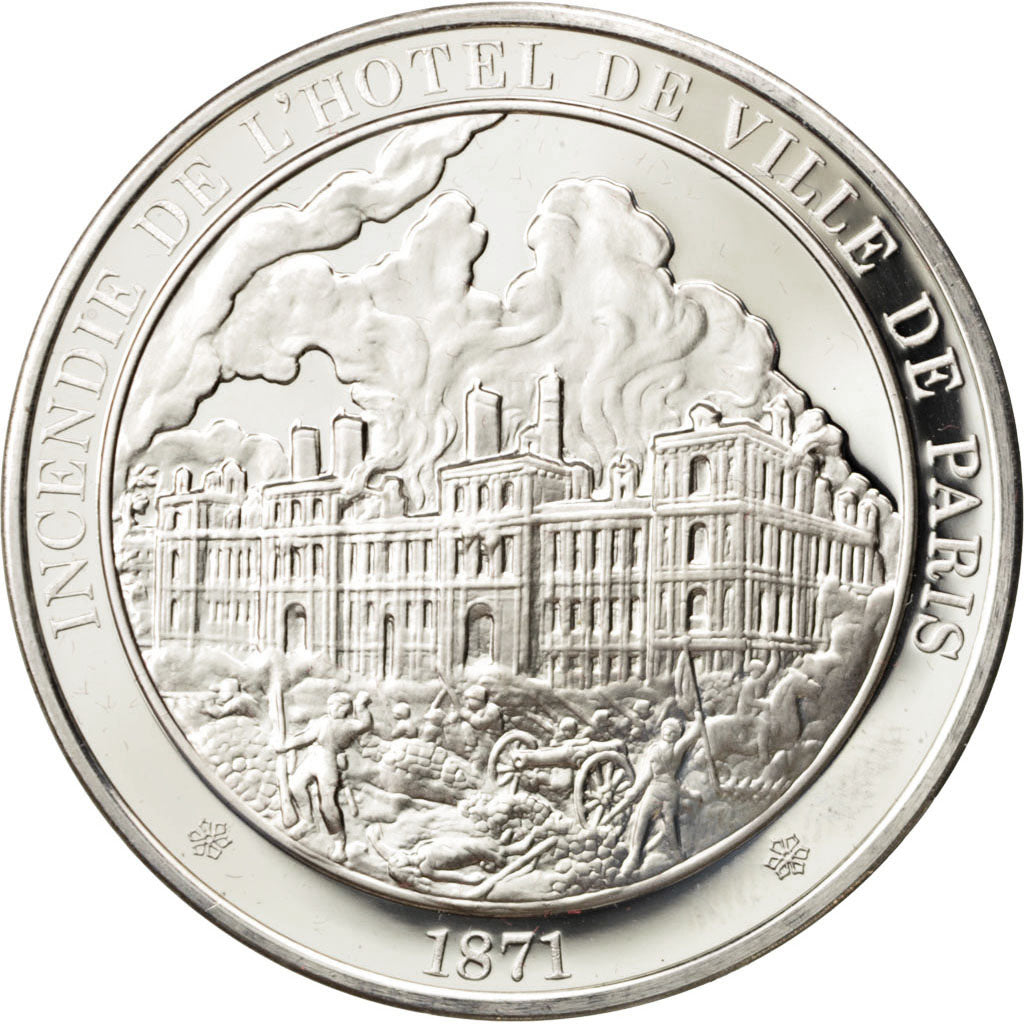 France, Medal, French Fifth Republic, History, FDC, Argent