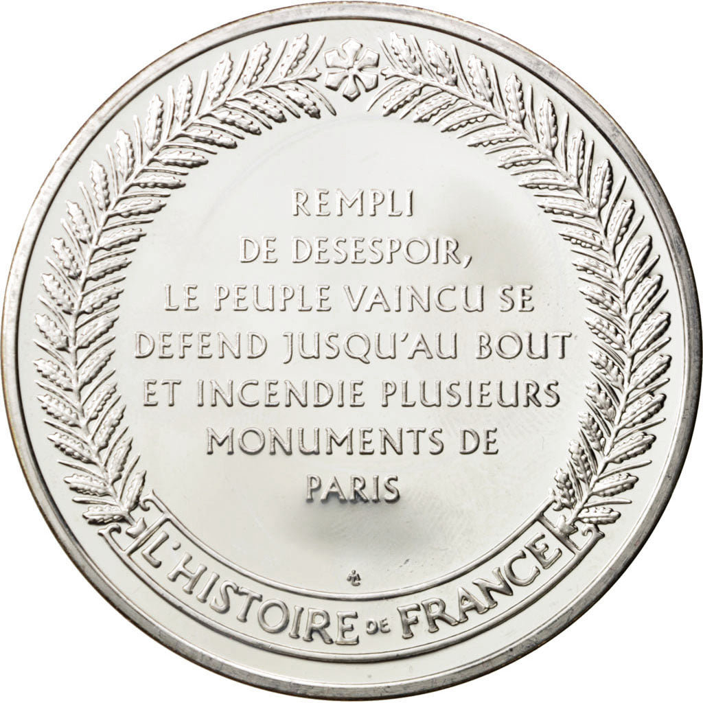 France, Medal, French Fifth Republic, History, FDC, Argent