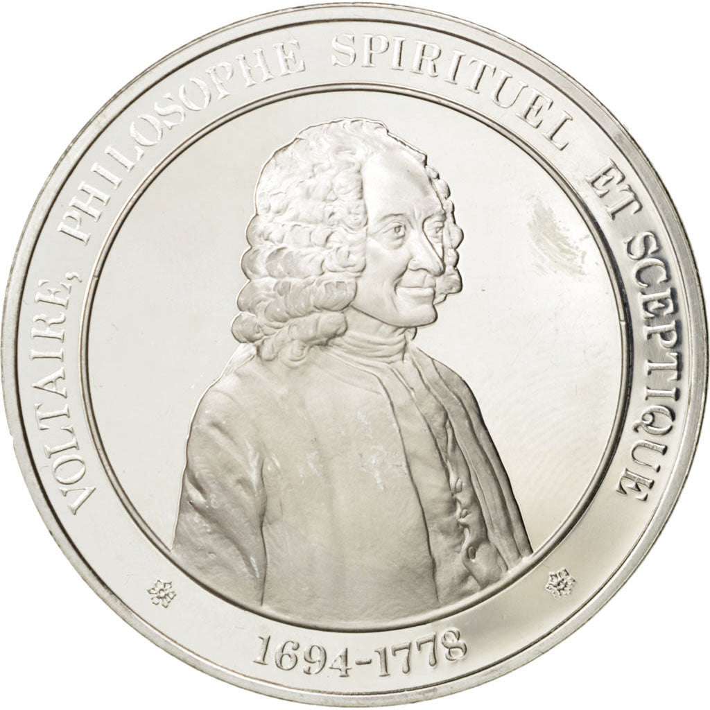 France, Medal, French Fifth Republic, History, MS(65-70), Silver