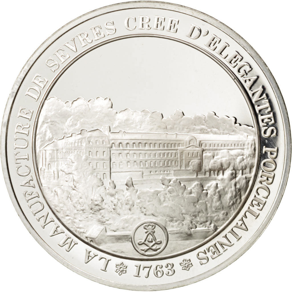 France, Medal, French Fifth Republic, History, MS(65-70), Silver
