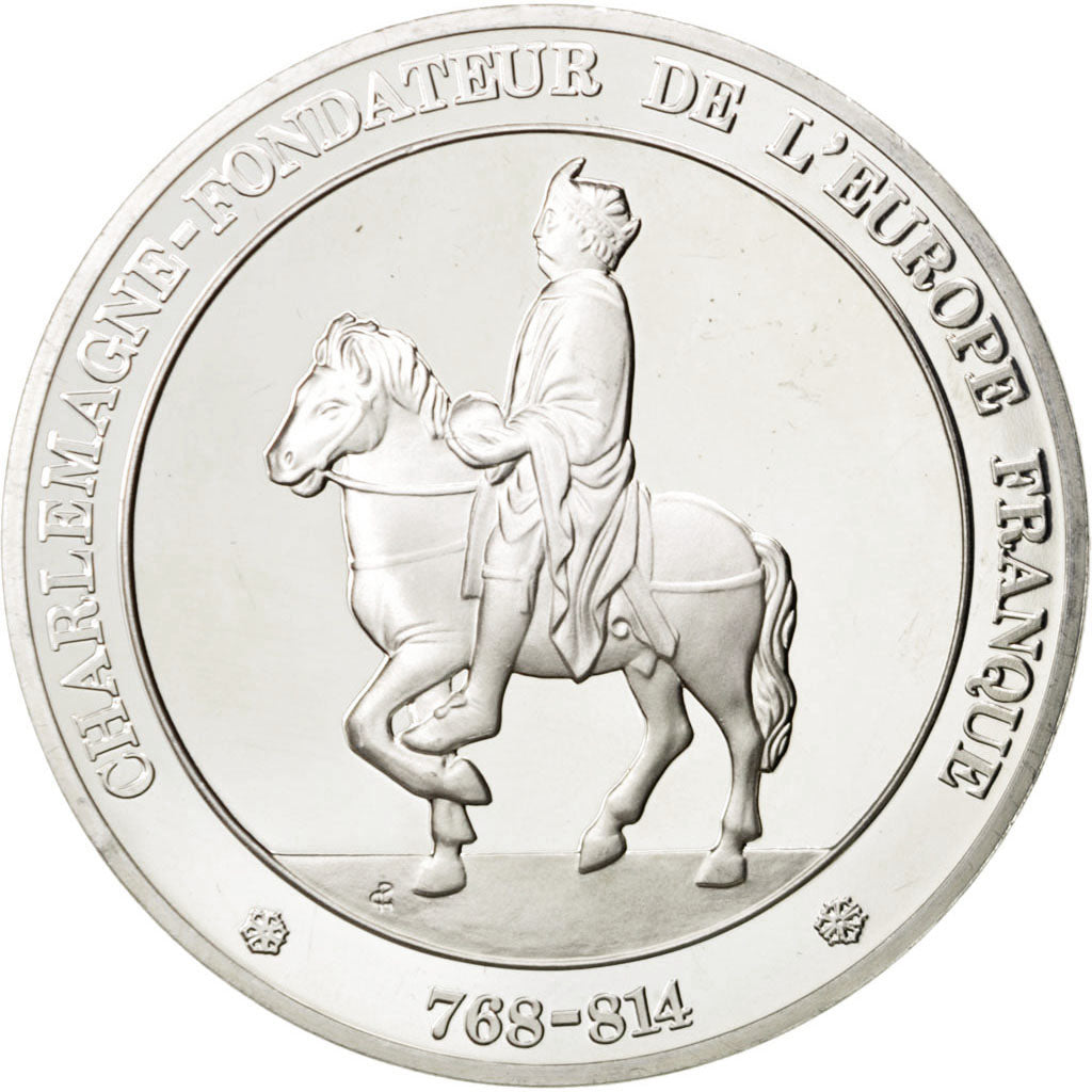 France, Medal, French Fifth Republic, History, MS(65-70), Silver