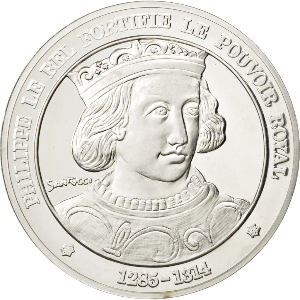France, Medal, French Fifth Republic, History, MS(65-70), Silver