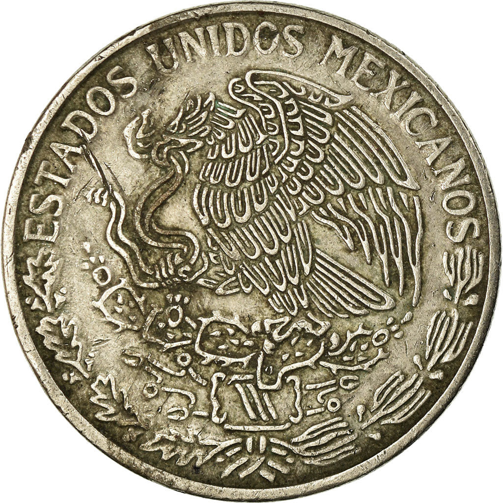 Moneta, Mexico, Peso, 1981, Mexico City, VF(30-35), Miedź-Nikiel, KM:460