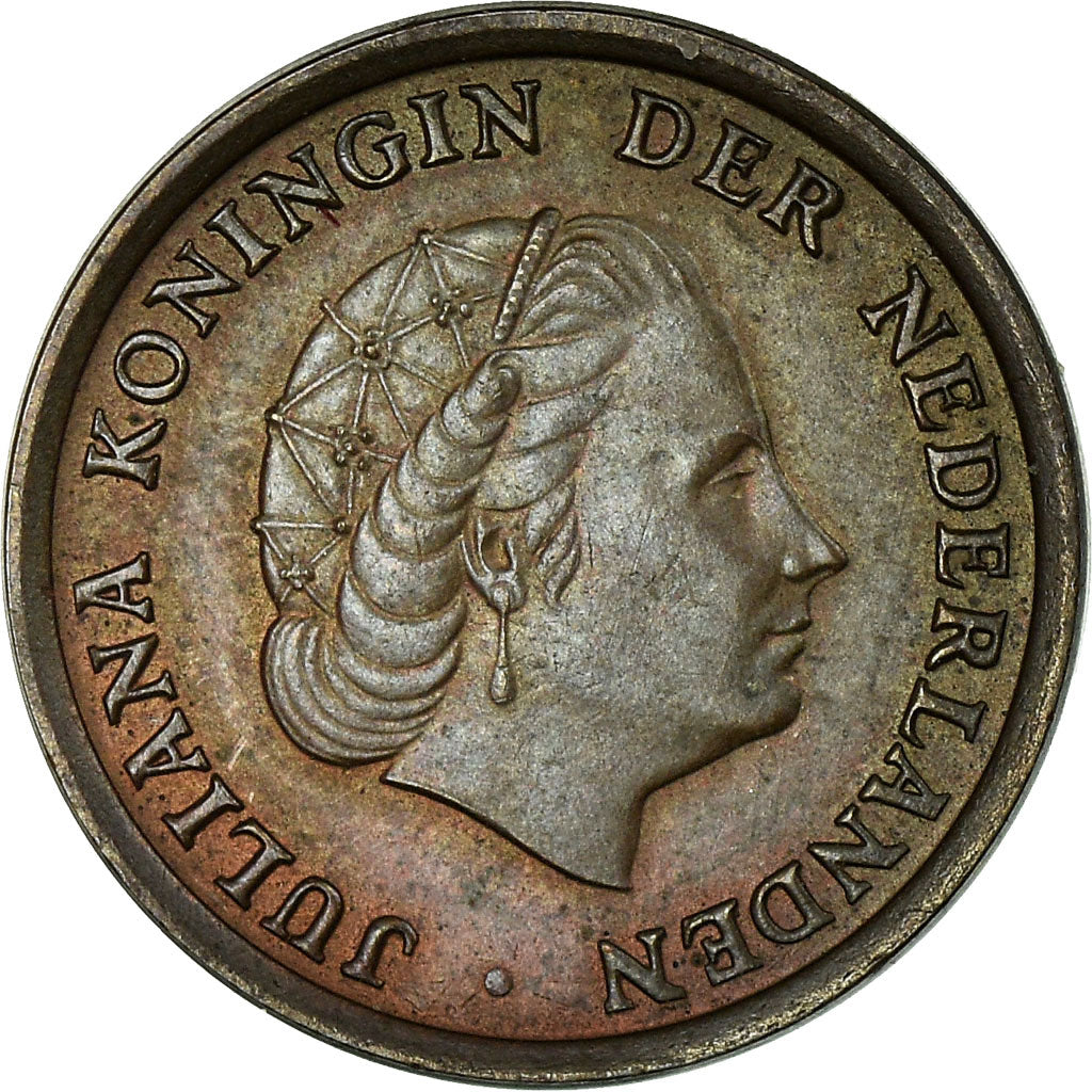 Monnaie, Pays-Bas, Juliana, Cent, 1957, TTB, Bronze, KM:180