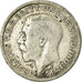 Moneda, Gran Bretaña, George V, 3 Pence, 1919, BC+, Plata, KM:813