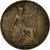 Moeda, Grã-Bretanha, George V, Farthing, 1918, VF(30-35), Bronze, KM:808.1