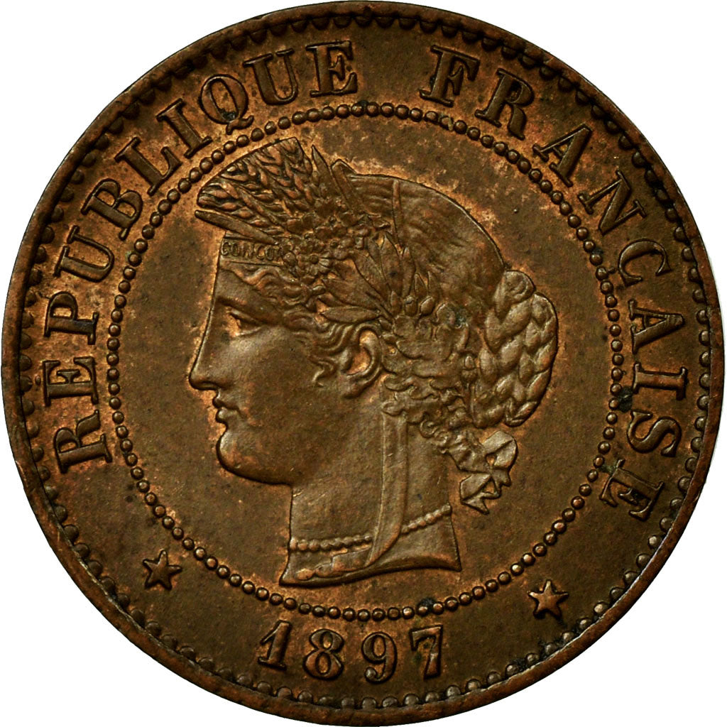 Munten, Frankrijk, Cérès, Centime, 1897, Paris, ZF+, Bronze, KM:826.1