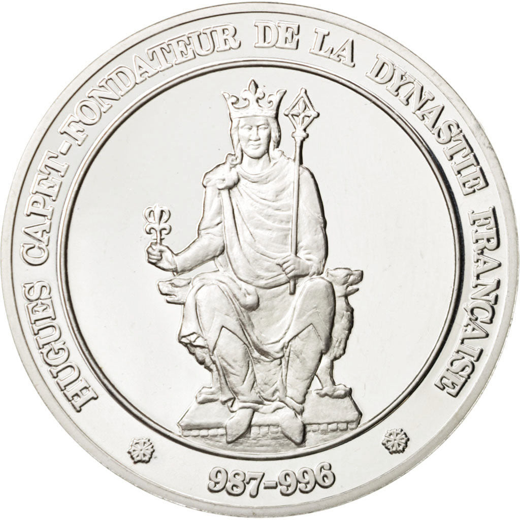 France, Medal, French Fifth Republic, History, MS(65-70), Silver
