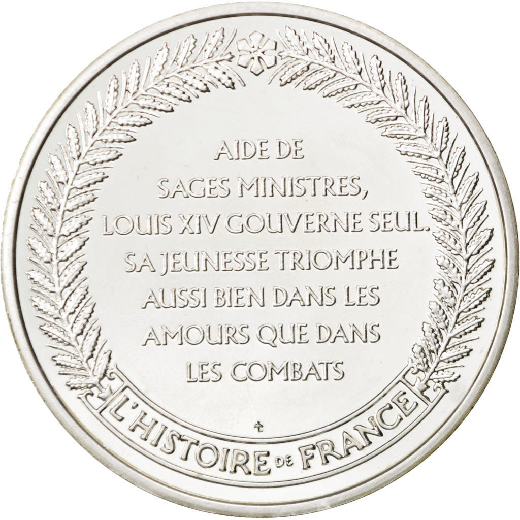 France, Medal, French Fifth Republic, History, MS(65-70), Silver