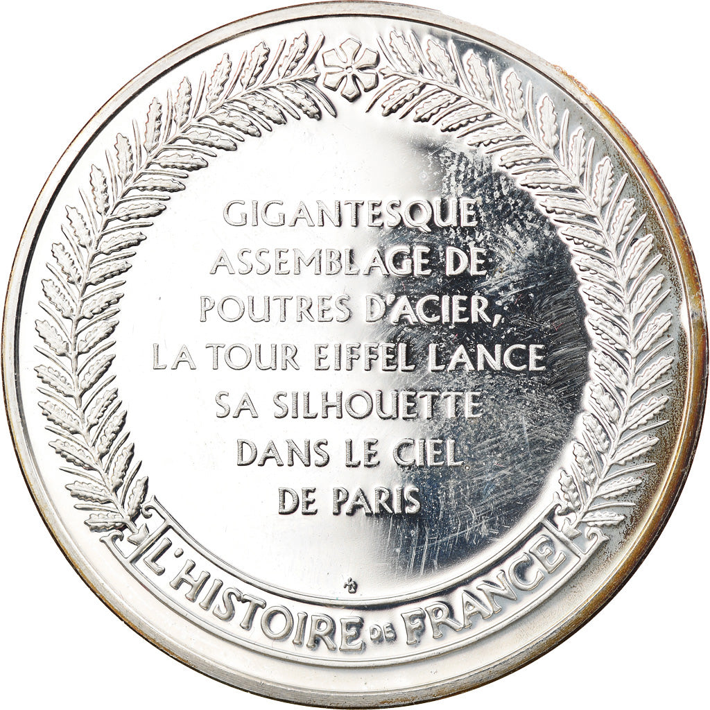 France, Medal, French Fifth Republic, History, MS(65-70), Silver