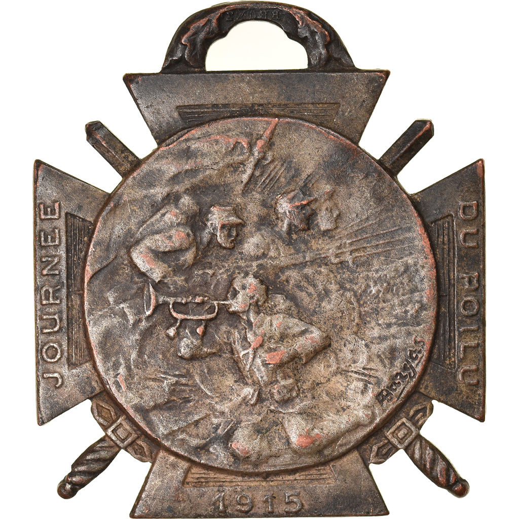 Francia, Journée du poilu, Politics, Society, War, medaglia, 1915, Ottima