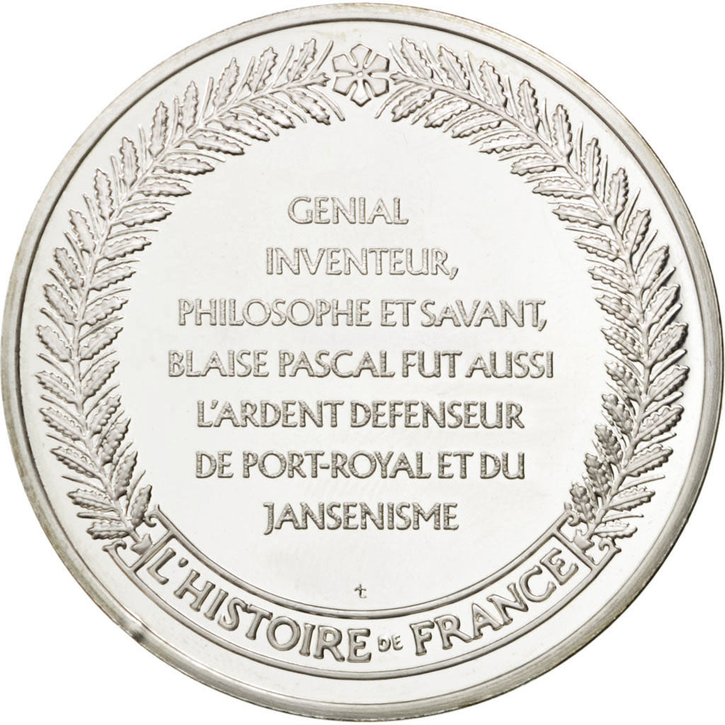 France, Medal, French Fifth Republic, History, MS(65-70), Silver