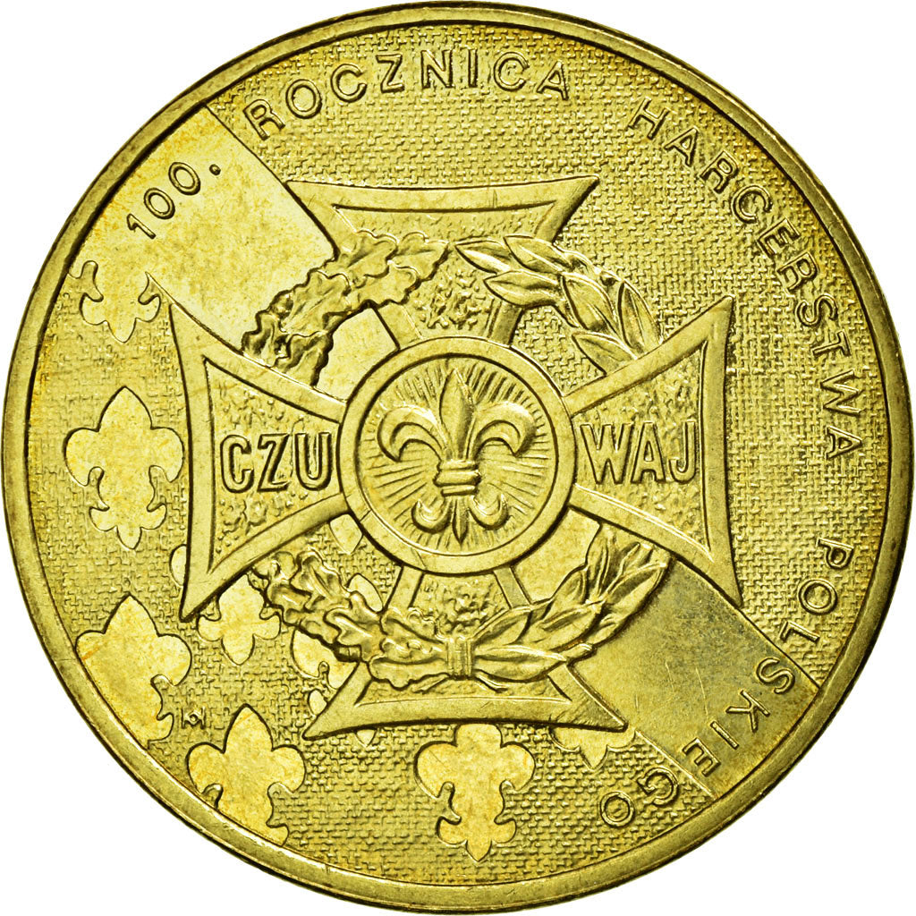 Monnaie, Pologne, 2 Zlote, 2010, Warsaw, TTB, Laiton, KM:725