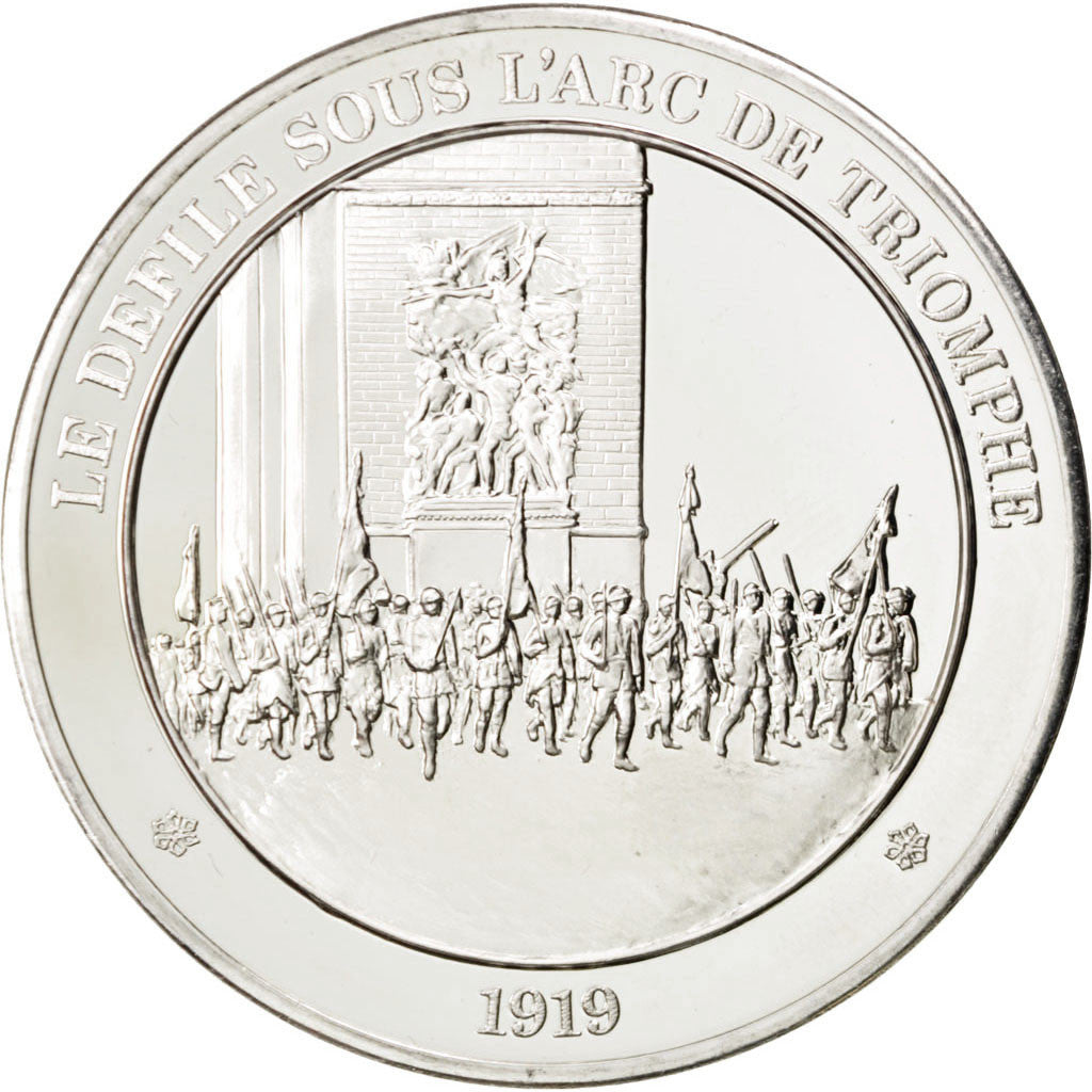 France, Token, French Fifth Republic, History, MS(65-70), Silver