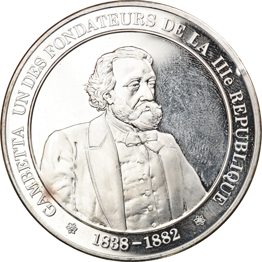 France, Medal, French Fifth Republic, History, MS(65-70), Silver