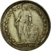 Coin, Switzerland, 1/2 Franc, 1943, Bern, EF(40-45), Silver, KM:23