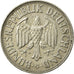 GERMANIA - REPUBBLICA FEDERALE, 1 Mark, 1963, Karlsruhe, Bronzo, BB, KM:106